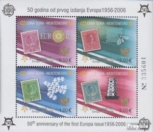 Montenegro block2a (complete issue) unmounted mint / never hinged 2006 50 years 