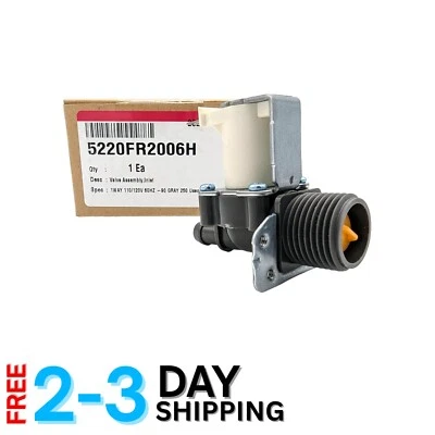 Washing Machine Inlet Valve Stainless Steel 4x3" Hot Water Assembly Repair - Image 1 of 4