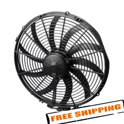 SPAL 30102113 16" Extreme Performance Puller Electric Fan with Curved Blades - Image 1 of 4
