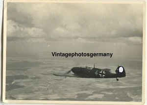 Z159 Foto deutsches Flugzeug Me109 Bf109 Jäger Jagdflugzeug Bilanz Kennung ID - Bild 1 von 2