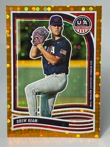 2024 Panini USA Stars & Stripes DREW BEAM #74 Orange Parallel 13/75 - Picture 1 of 2