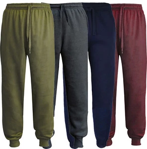 Kids Boys Girls Tracksuit Jogging Bottoms School PE Fleece Trousers pack 1 2 & 4 - Picture 1 of 12