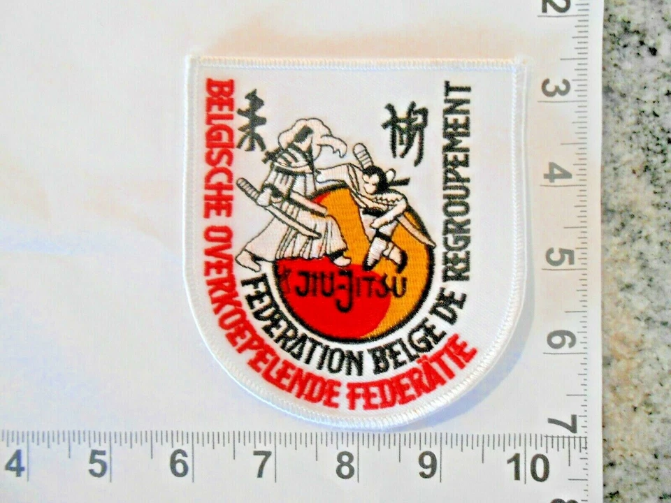 Belgium Jiu-jitsu Federation patch        FREE shipping - Image 1 of 1