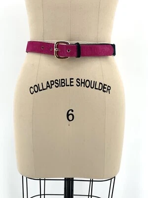 Cinturón De Colección The Ritz Años 80 Cuero Bloques de Color Cuero Gamuza Nuevo WAve Para Mujer Talla S Foto 1 de 4