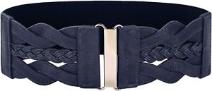 GRACE KARIN Women's Elastic Vintage Belt Stretchy Retro Wide Waist Cinch Belt