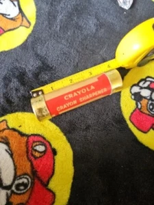 Crayola temperamatite per pastelli carta vintage rosso grafica audace  - Foto 1 di 6