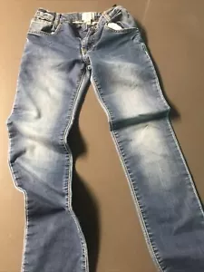 Timberland - Kids Denim Jeans Pants Size 10 / 138cm - Slim Fit Adjustable Waist - Picture 1 of 9