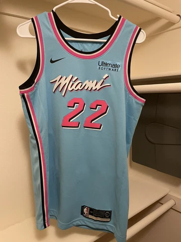 Miami Heat City Edition Swingman Jersey 22 - Blue - Jimmy Butler - Men Cover