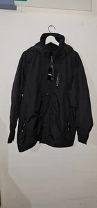 Work Jacket Endurance Sprint Performance Black Large Nylon Rain Coat - Picture 1 of 3