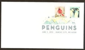 US 4990 Penguins (coil) Winter Fun Cardinal DCP FDC 2015 - Picture 1 of 1