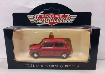 Lledo Vanguards 1:43 Scale Diecast 1959 Austin Mini, Dark Red - Image 1 of 4