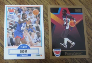 Purvis Short Lot of 2 DIFFERENT Trading Cards NBA Basketball New Jersey Nets - Picture 1 of 2