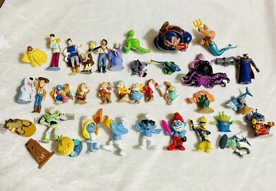 36 PCS Lot McDonalds Happy Meal Toys Disney Movies Character  Elves Smurfs Etc. - Image 1 of 4