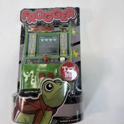 基本乐趣:Frogger 复古迷你经典街机视频游戏手持 Konami 密封 — 第 1/4 张图片