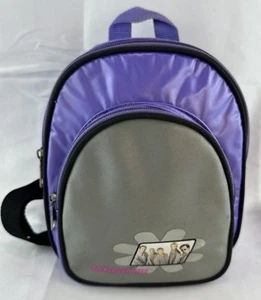 Vintage Backstreet Boys Mini Backpack Lunch Bag Purse 1999 Purple Silver RARE - Picture 1 of 15