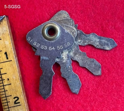 Juego de llaves esqueleto raras Ford modelo A o T - ¡Más raras llaves antiguas aquí! Foto 1 de 2