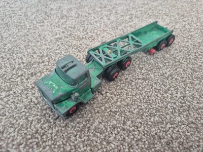 Vintage Matchbox Lesney Kingsize K-16 Dodge Fruehauf Autocarro Camion Modellino - Immagine 1 di 4