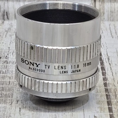 Sony TV Lens 25mm f/1.8 C Mount Lens, Made in Japan - Image 1 of 4