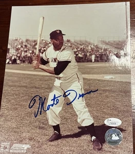Monte Irvin AUTO 8 x 10  New York Giants Vintage Baseball Signed Photo JSA HOF - Picture 1 of 3