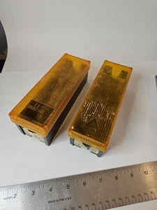 Nice Used Lot Of x2Vintage  Bell Howell  Slide Trays Fits 30 With Yellow Tops - Picture 1 of 6