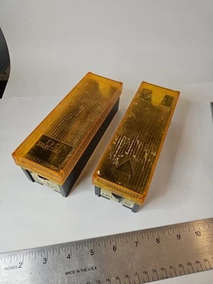 Nice Used Lot Of x2Vintage  Bell Howell  Slide Trays Fits 30 With Yellow Tops - Image 1 of 4