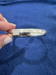 Tiffany And Company Mexico Signed Bangle Bracelet Sterling 925, 34g, 8.5in Long - Picture 1 of 5