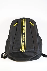 Gymshark Backpack Black and Yellow with Side Pockets - Picture 1 of 5