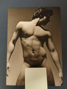 Hermosa modelo masculina posando desnuda - 3,5x5 pulgadas Reimpresión de foto física de interés gay - Imagen 1 de 5