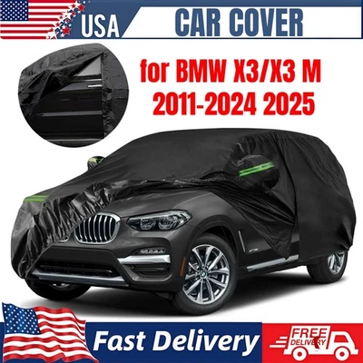 Car Cover for BMW X3/X3 M 2011-2024 2025, 210T 6 Layers with Inner Cotton Liner - Imagem 1 de 4
