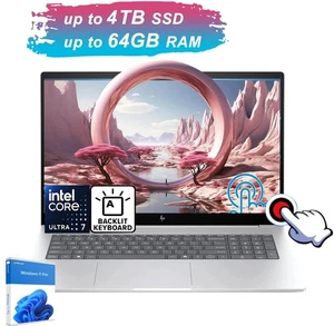 HP Envy 17,3"FHD Laptop Win11Pro Ultra 7 Computer 64GB RAM 2TB SSD, Touch Backlit - Bild 1 von 9