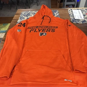 Felpa UOMO NHL Philadelphia Flyers Fanatics SQUADRA EMESSA arancione L #24 SEELER - Foto 1 di 9