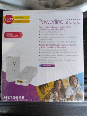 NETGEAR Powerline 2000 with Extra Outlet PLP2000-100PAS - Image 1 of 4