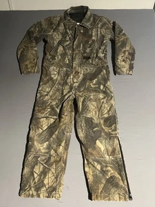 VTG Liberty Rugged Outdoor Gear Realtree Camo Coveralls YOUTH Size 10 Regular - Picture 1 of 6