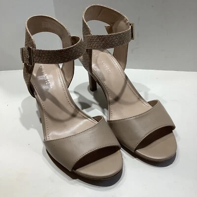 Sandálias The Limited Penelope couro vegano alça de cobra sapatos Wmns. Tamanho 10M Exc. - Imagem 1 de 4