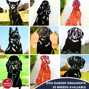 Dog 30 Breeds Garden Ornaments Statue Home Decoration Figurine Gifts Sculpture - Picture 1 of 256