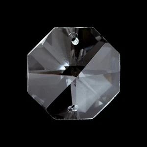 10x Koppe Kristall 14 - 50mm Crystal Clear klar Feng Shui Bleikristall Oktagon - Imagen 1 de 16