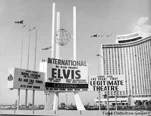 International Hotel Marquee / Elvis, Las Vegas, Nevada 1969 - Poster in 4 Sizes - Picture 1 of 1
