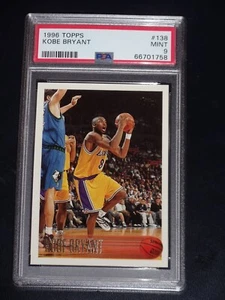 Novato Topps Kobe Bryant 1996 PSA 9 como nuevo #138 centrado en radiocontrol echa un vistazo a otros lo último - Imagen 1 de 2