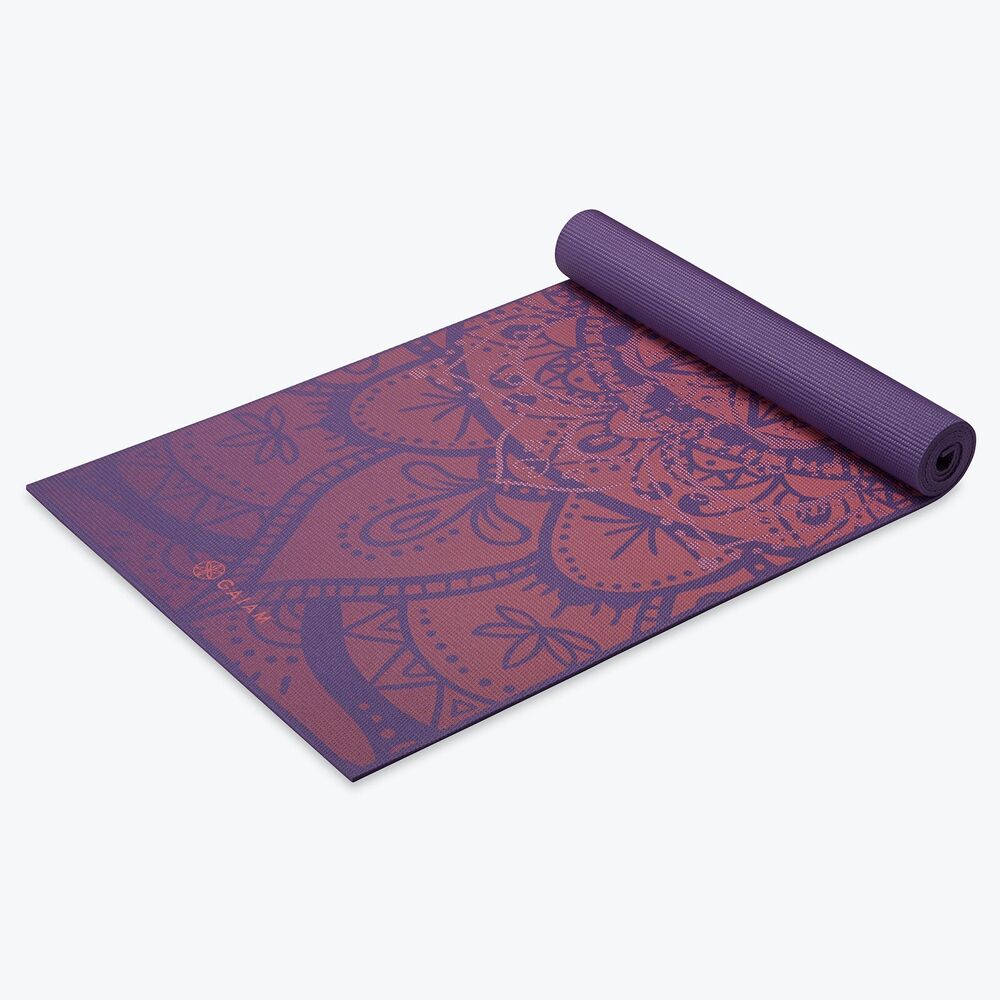 Gaiam Yoga Mat - Premium Print Extra Thick Non Slip (68"L X 24"W X 6Mm Thick)