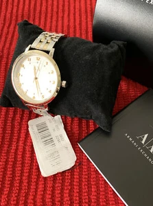 Armani Exchange AX5369 Silver Dial Two Tone Stainless Steel Women's Watch - Picture 1 of 5