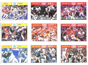 Fleer 1988 Live Action Fútbol Lote 4 de 6 Nueve Cartas 57 59 60 61 62 64 79 81 82 - Imagen 1 de 8