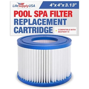 LifeSupplyUSA Pool Filter Cartridge for above Ground Pools Replacement Spa - Picture 1 of 7