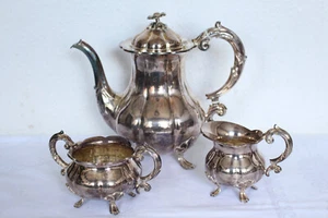 DEKORATIVER ALTER KAFFEEKERN AUS DÄNEMARK VERSILBERT! #11025 - Bild 1 von 5