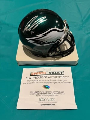 Minicasco firmado por Kiko Alonso Philadelphia Eagles con certificado de autenticidad Foto 1 de 4