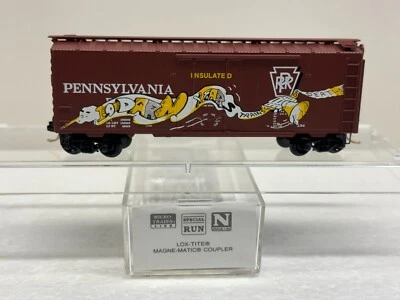 N Scale Micro Trains MTL Special Run 97-53 Pennsylvania PRR 19103 Grafittied - Image 1 of 4