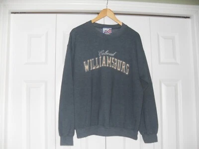 Sudadera Colonial Williamsburg Mujer Gris Mediana Acogedora Histórica Cálida Clásica Foto 1 de 4