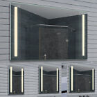 Design LED Beleuchtung Badezimmer Wand Hänge licht spiegel 45 / 100 / 120 x 70