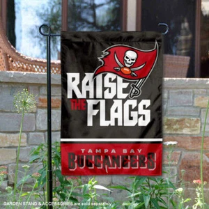 Tampa Bay Buccaneers Raise The Flags Garden Yard Banner Flag - Picture 1 of 3