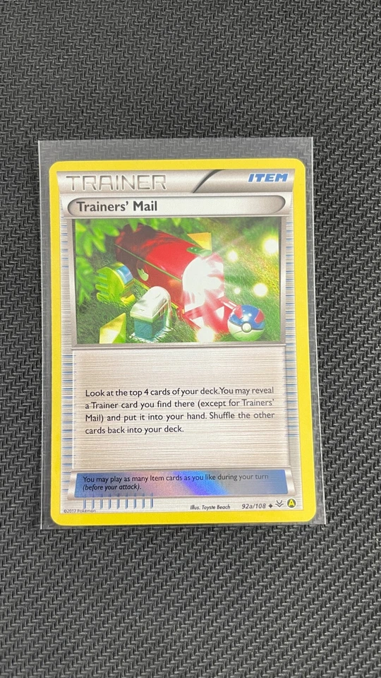 1x Trainers' Mail 92a/108 HOLO  XY Roaring Skies Pokemon TCG Card NM - Image 1 of 1