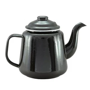 Tetera negra esmaltada halcón estilo vintage country 1,5 litros - Imagen 1 de 1
